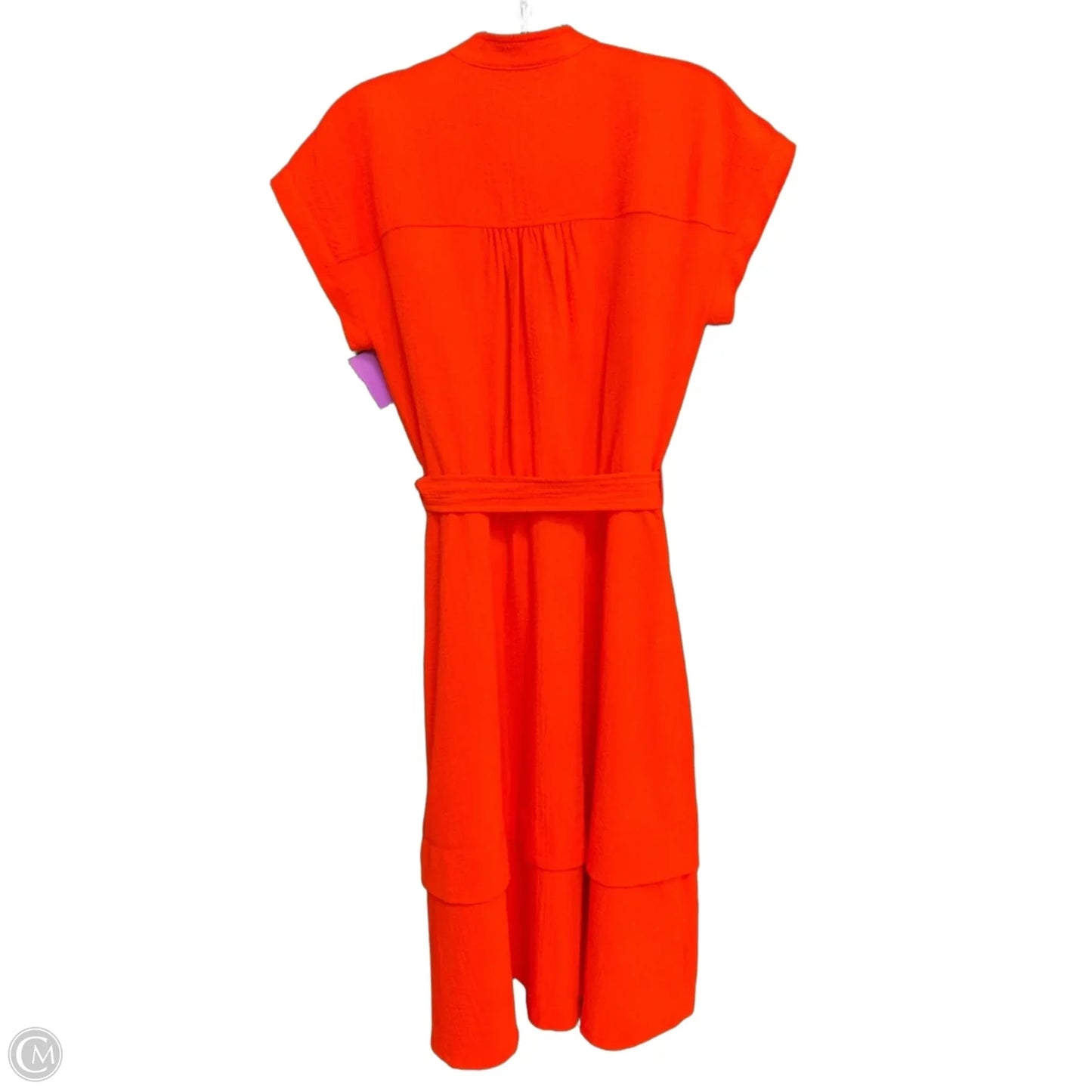 Dress Casual Midi By Calvin Klein In Red, Size: 6