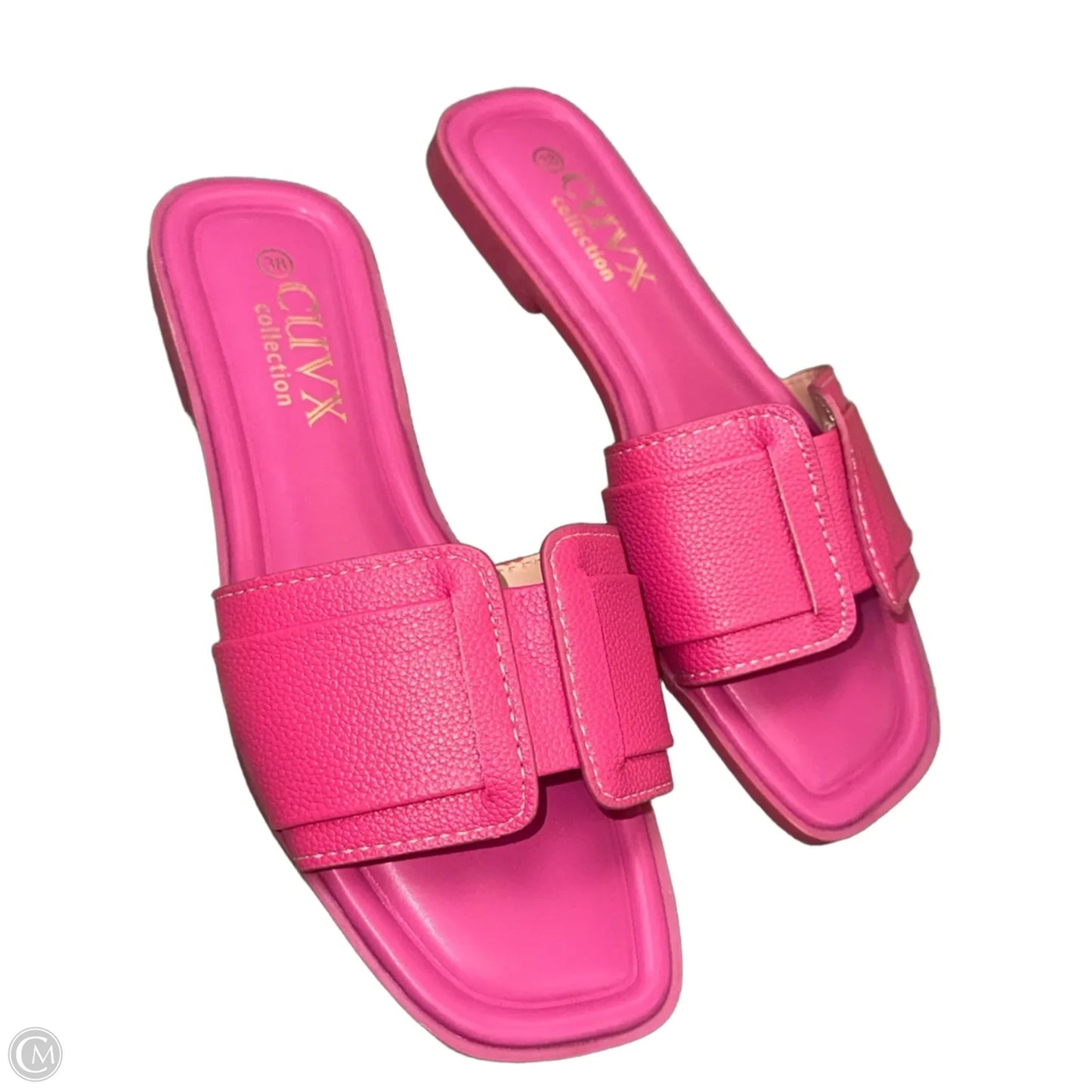 Sandals Flats By Cme In Pink, Size: 7.5
