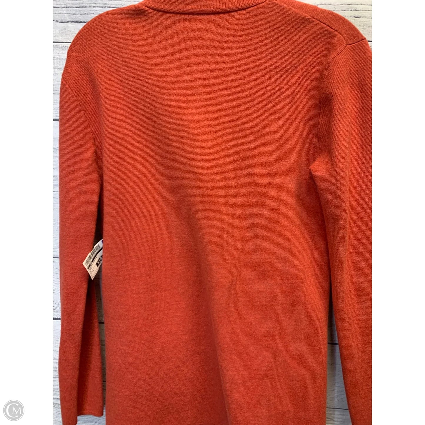 Sweater Cardigan By J. Crew In Orange, Size: M