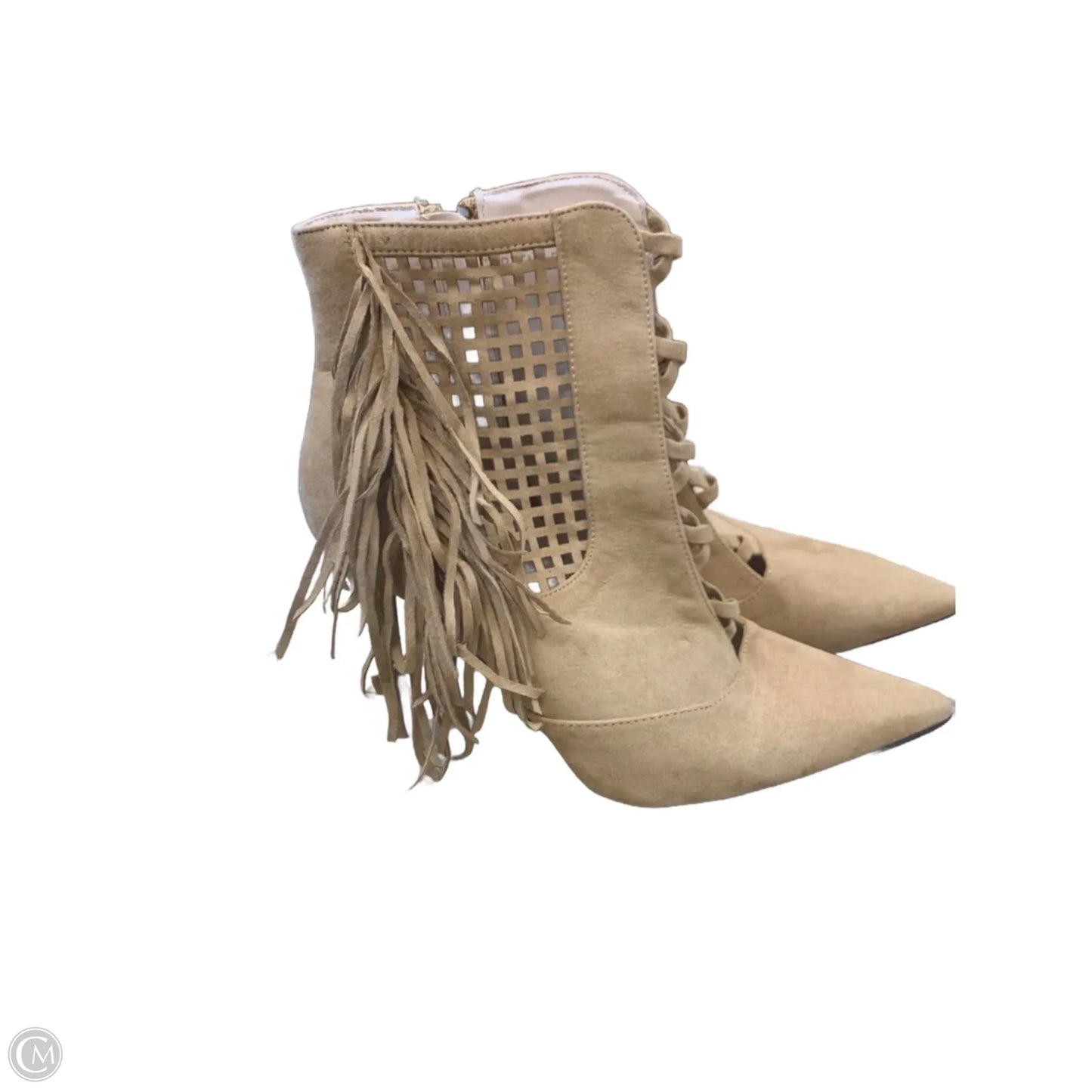 Boots Ankle Heels By Cape Robbin In Brown, Size: 8.5