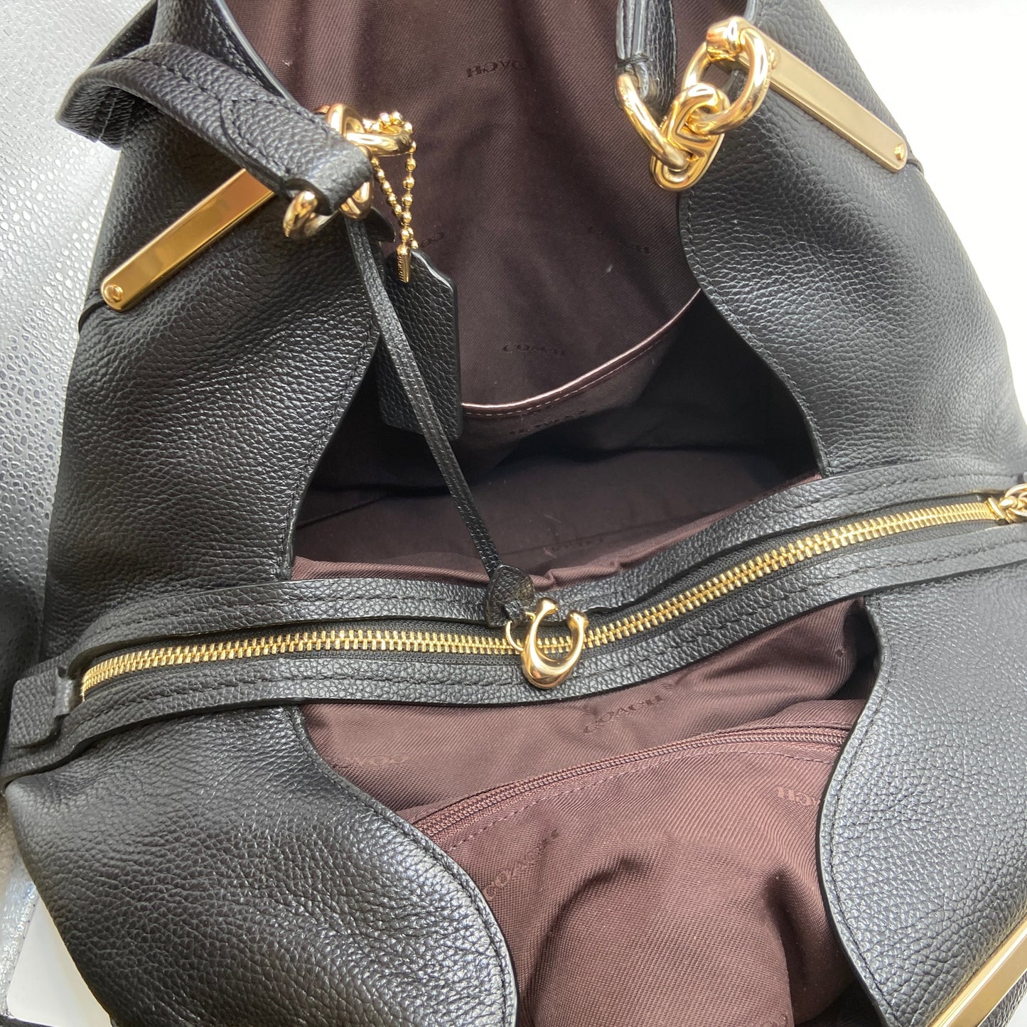 Handbag Designer By Coach, Size: Medium