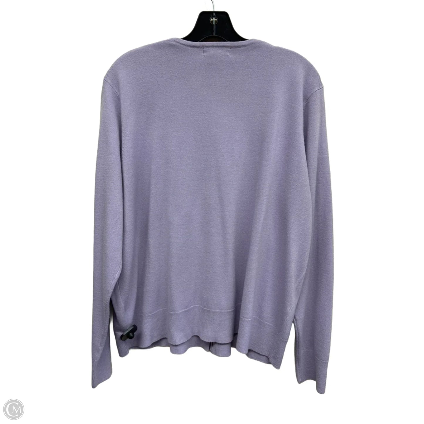 Cardigan By Clothes Mentor In Purple, Size: 20