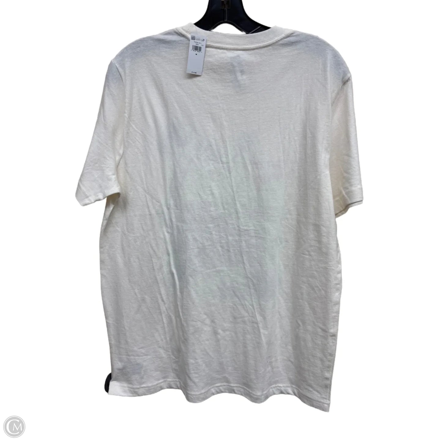 Top Short Sleeve By Old Navy In White, Size: M