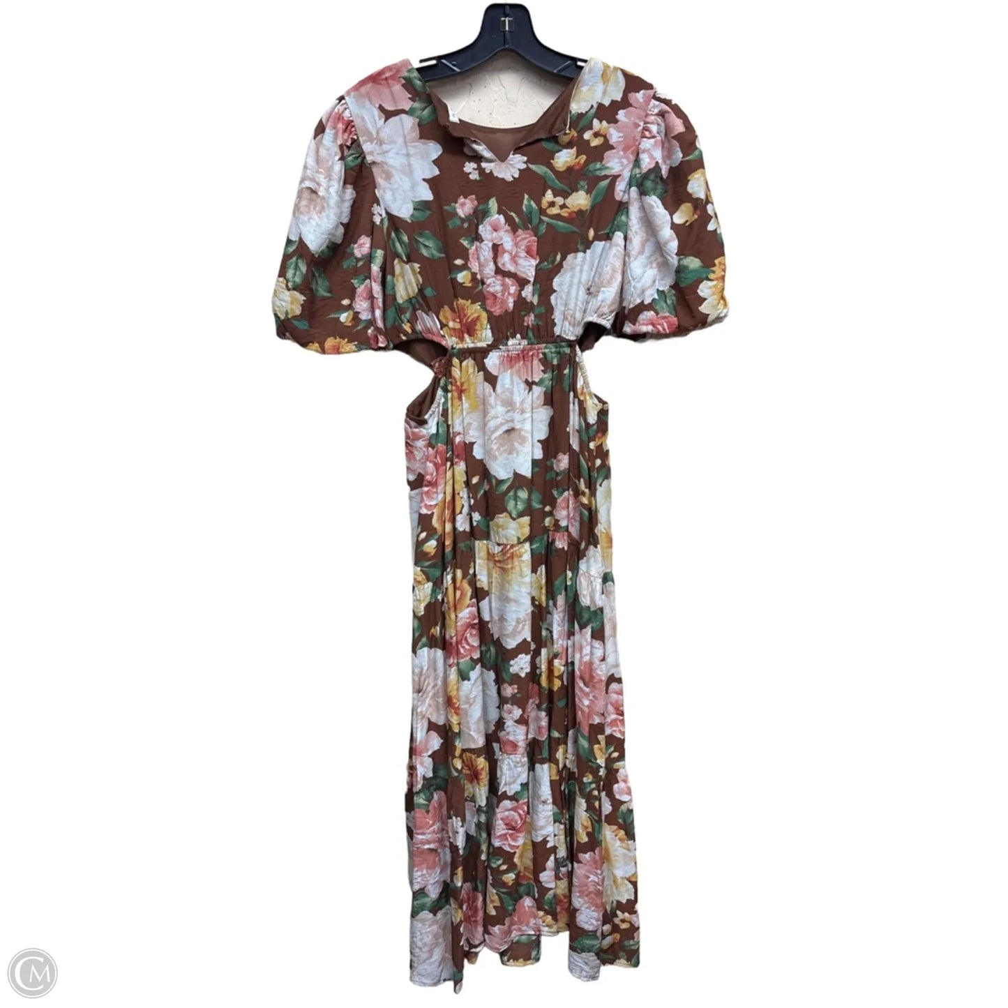Dress Casual Maxi By Clothes Mentor In Floral Print, Size: M