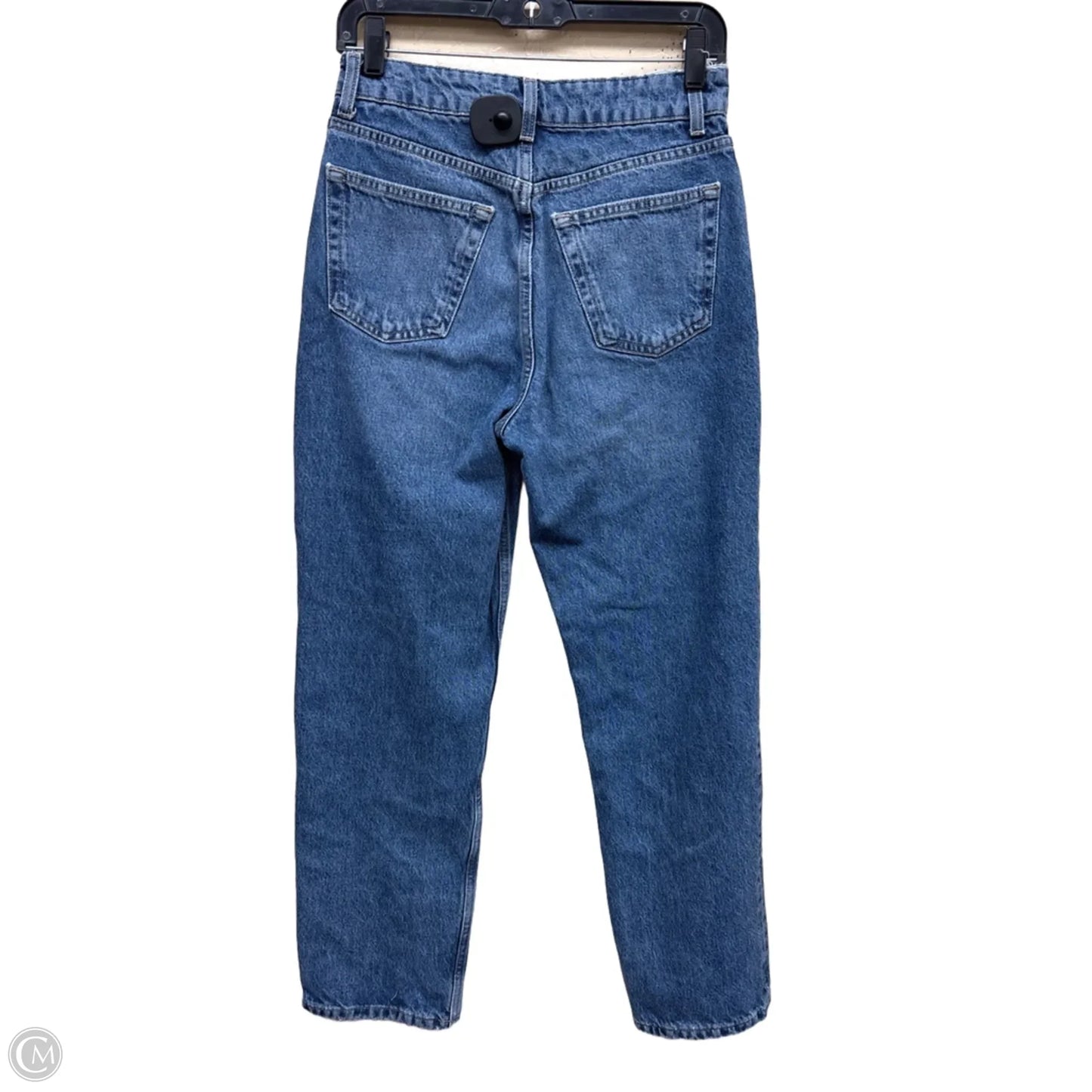 Jeans Straight By Top Shop In Blue Denim, Size: 2