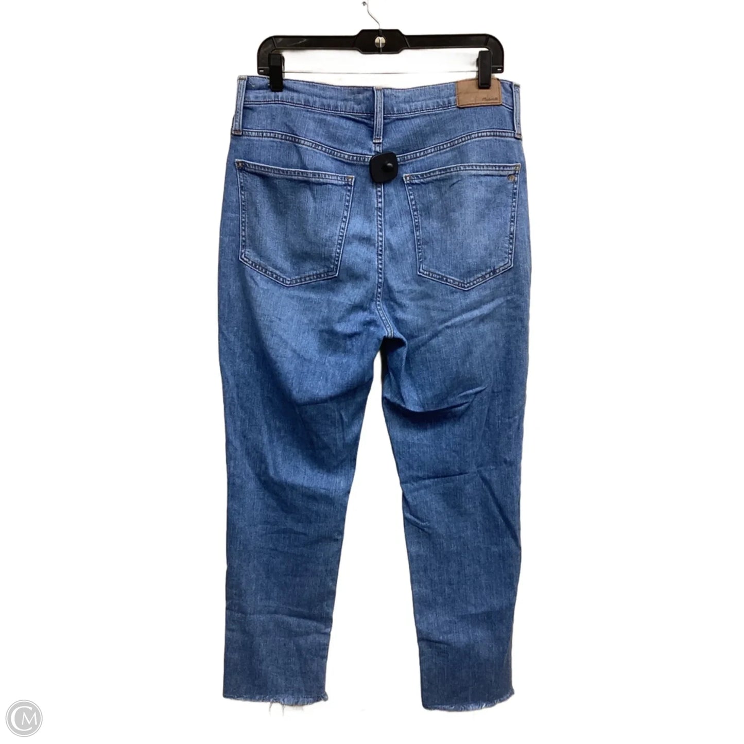 Jeans Straight By Madewell In Blue Denim, Size: 10