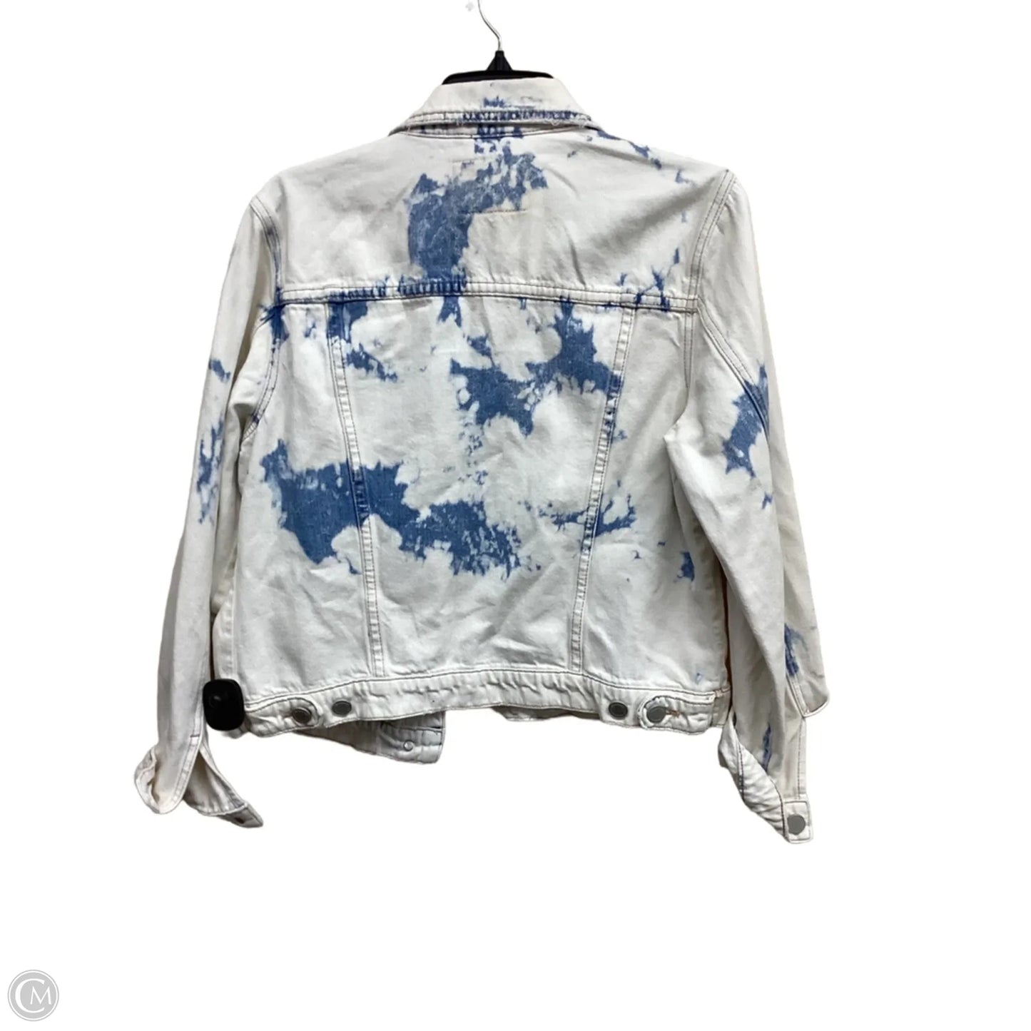 Jacket Denim By Blanknyc In Blue & White, Size: M