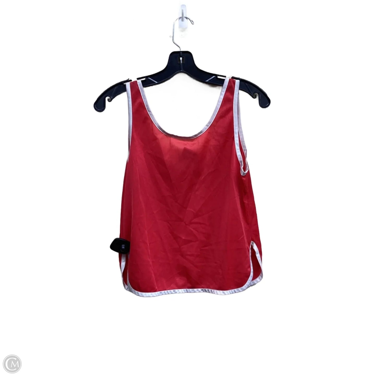 Top Sleeveless By Clothes Mentor In Red & White, Size: S