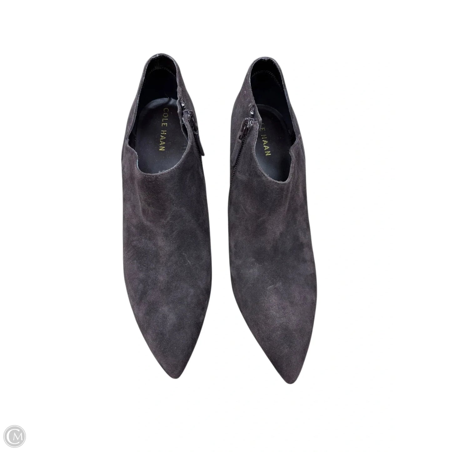 Boots Ankle Heels By Cole-haan In Brown, Size: 10.5