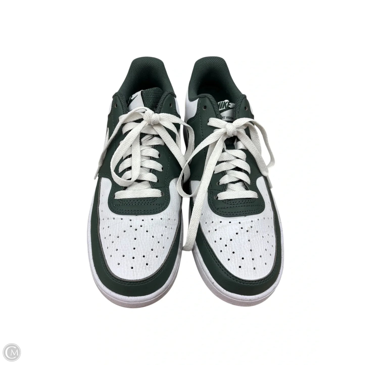 Shoes Sneakers By Nike In Green & White, Size: 9.5