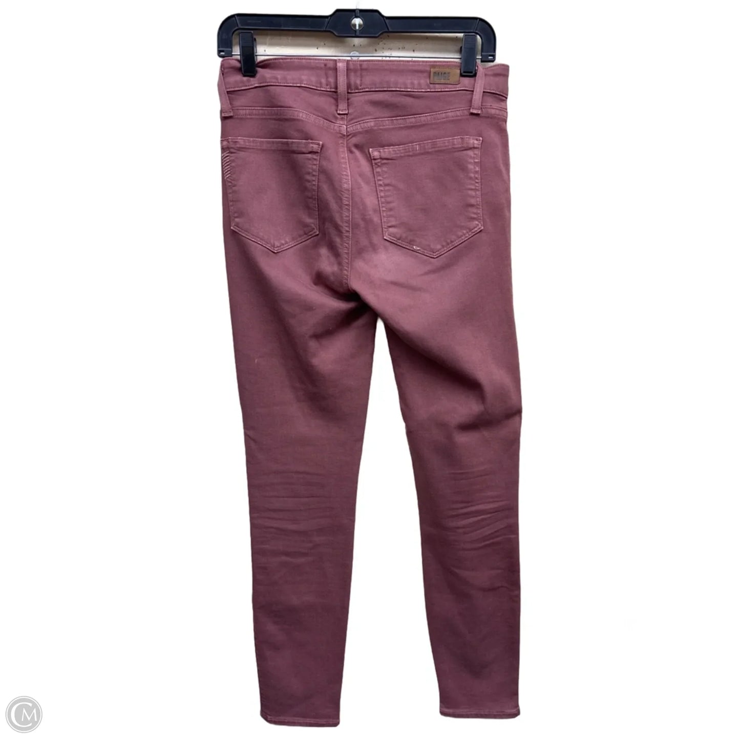 Jeans Skinny By Paige In Red Denim, Size: 6