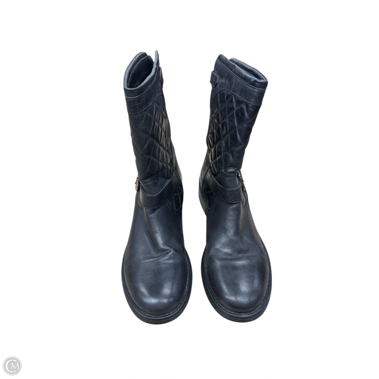 Boots Ankle Flats By Aquatalia In Black, Size: 9