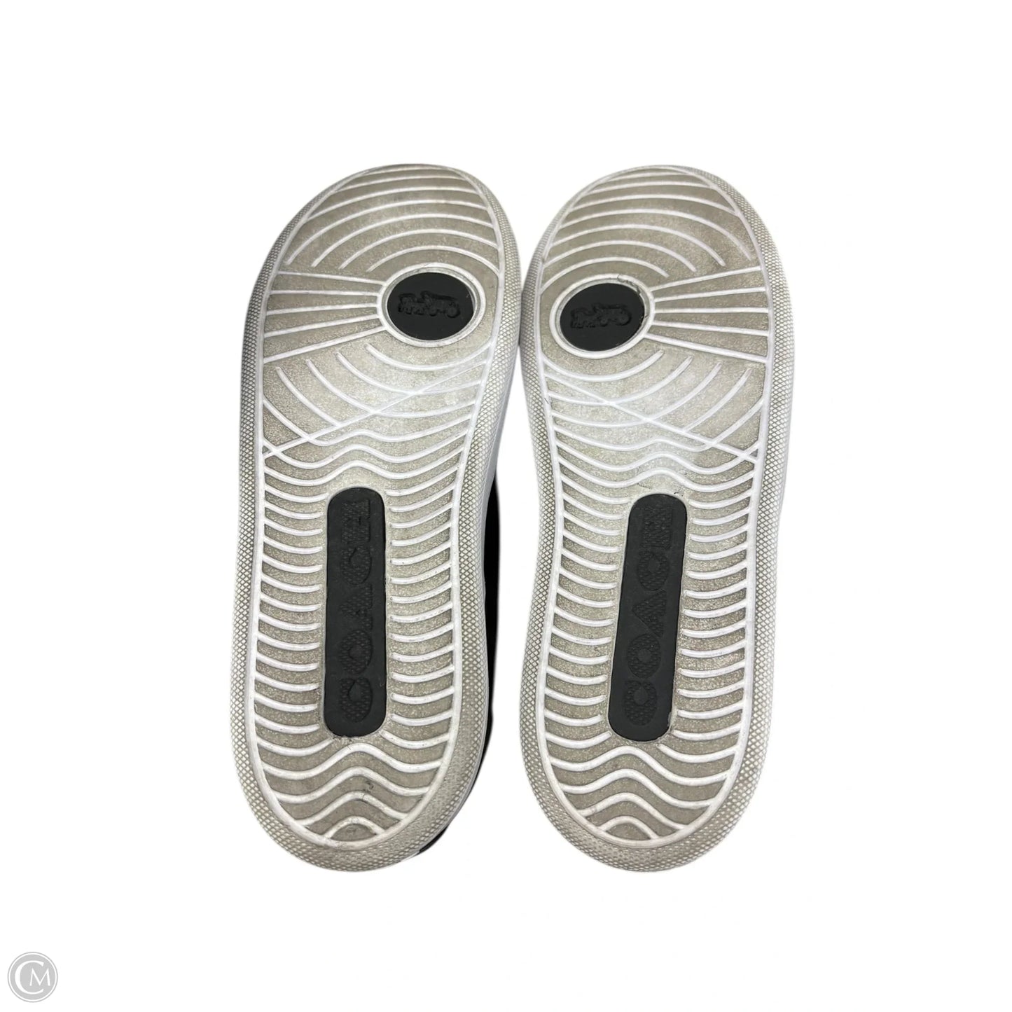 Shoes Designer By Coach In Black & White, Size: 8