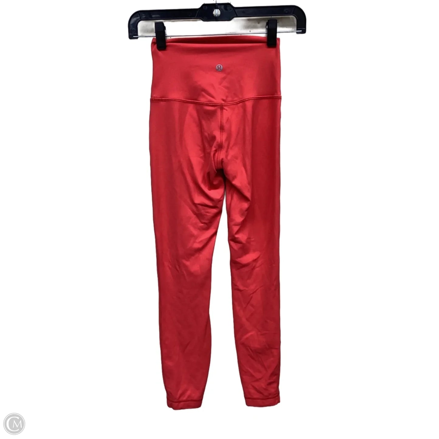 Athletic Leggings By Lululemon In Red, Size: 2