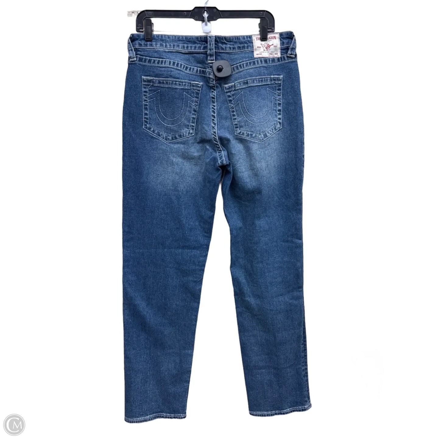 Jeans Straight By True Religion In Blue Denim, Size: 12