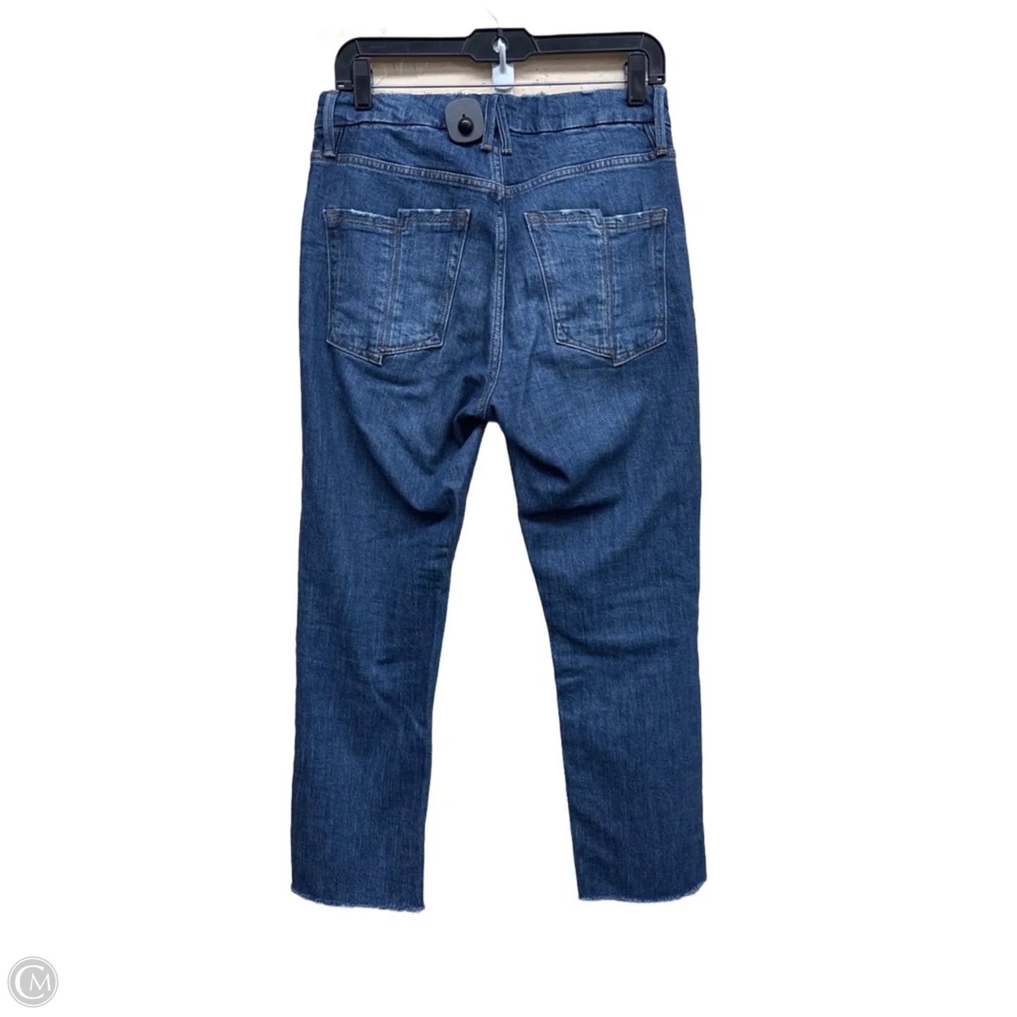 Jeans Straight By Good American In Blue Denim, Size: 6