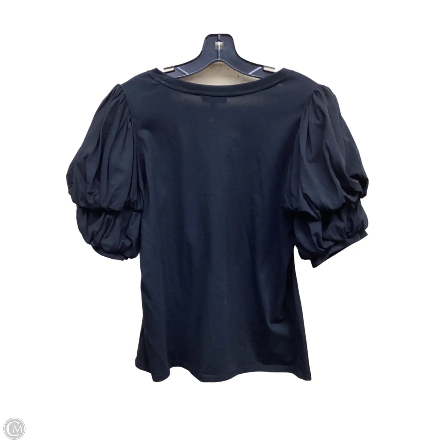 Top Short Sleeve By Express In Black, Size: L