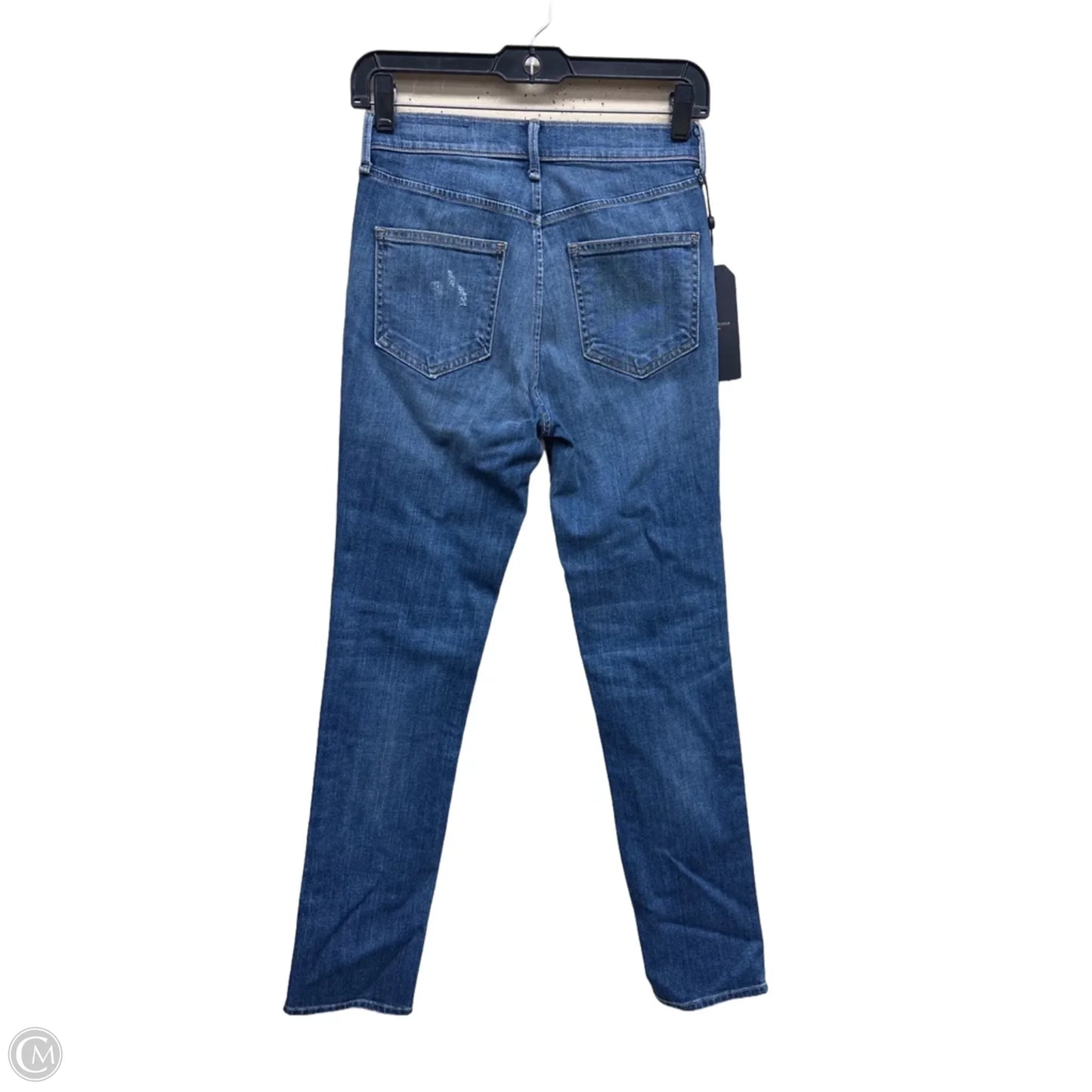 Jeans Straight By Rag & Bones Jeans In Blue Denim, Size: 0