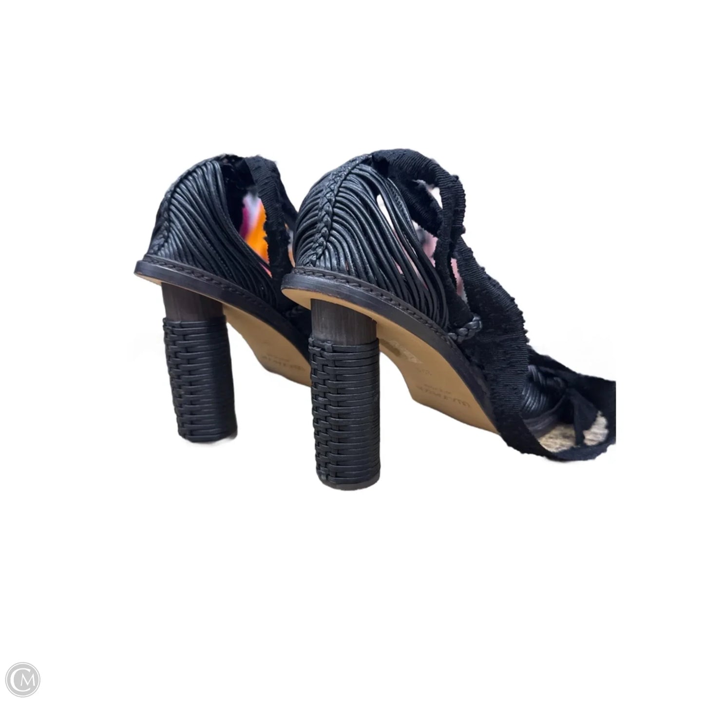 Sandals Heels Block By Ulla Johnson In Black, Size: 9.5