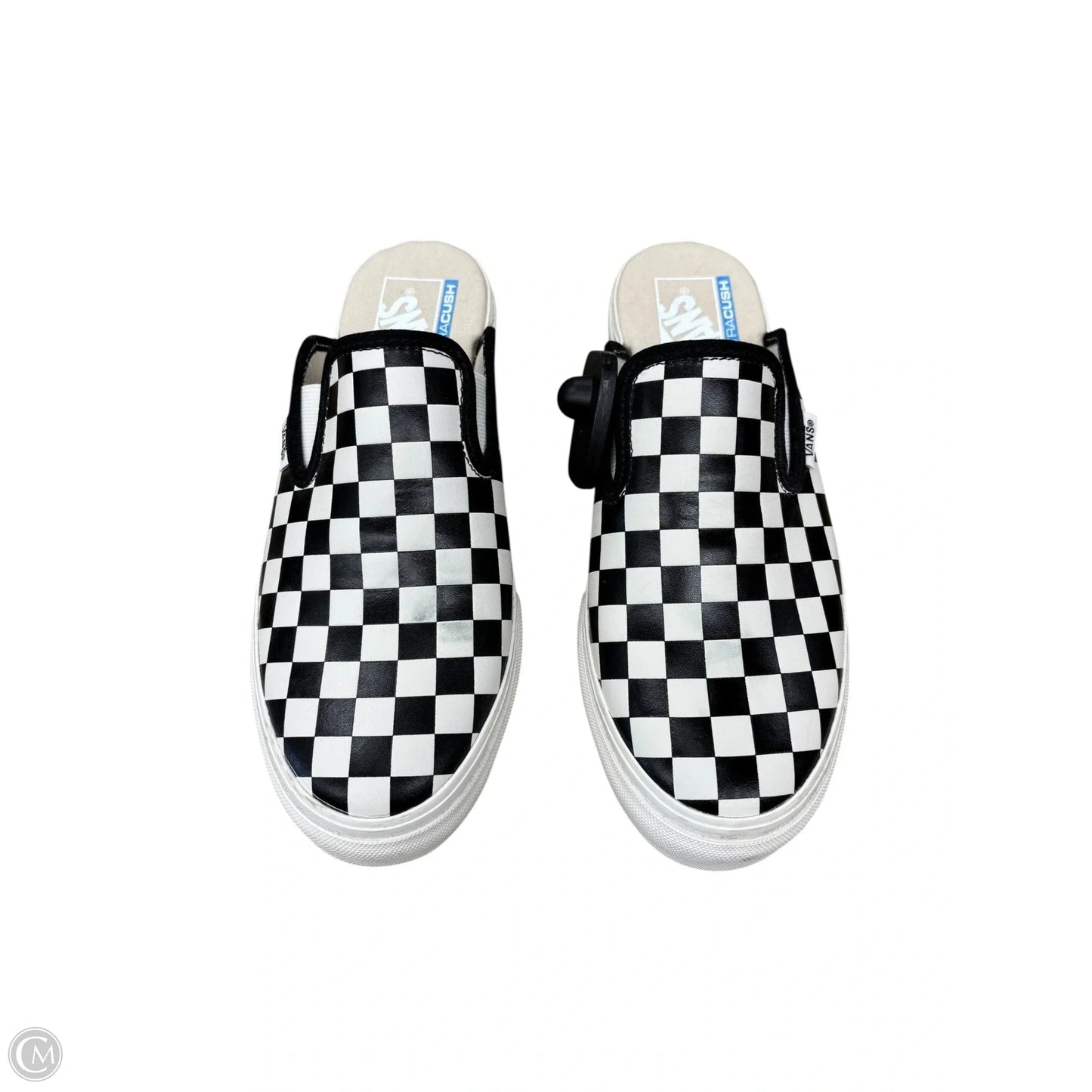Shoes Flats By Vans In Plaid Pattern, Size: 8