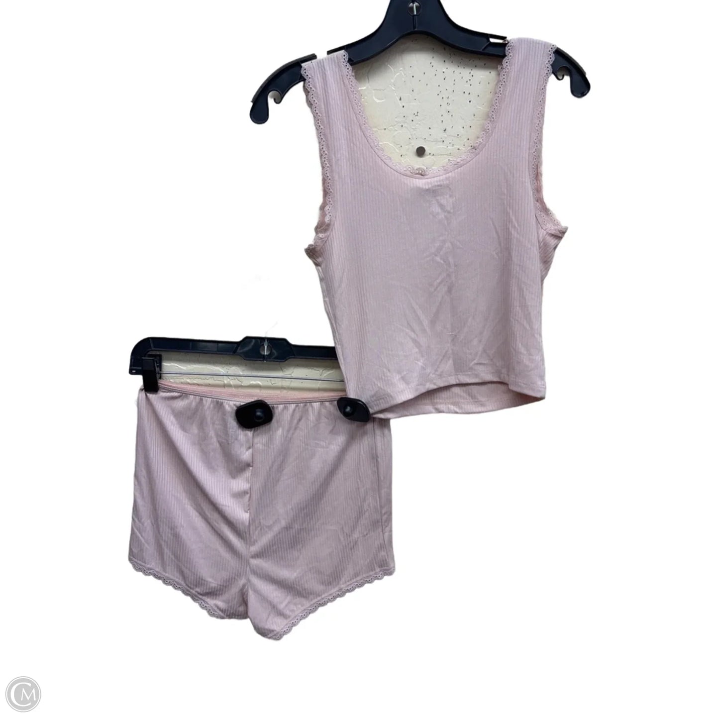 Pajamas 2pc By Essentials In Pink, Size: S