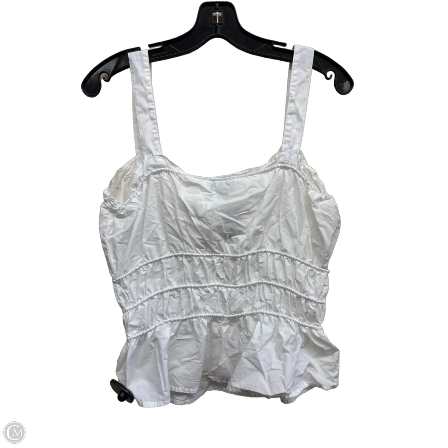 Top Sleeveless By Topshop In White, Size: 6