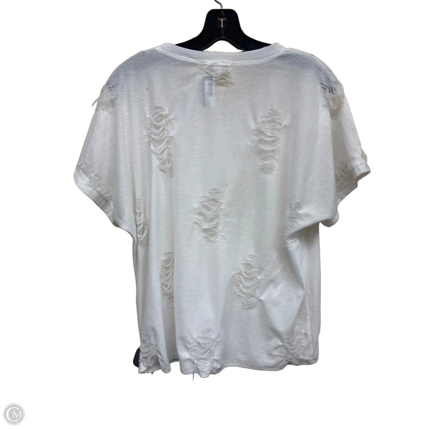 Top Short Sleeve By Socialite In White, Size: M