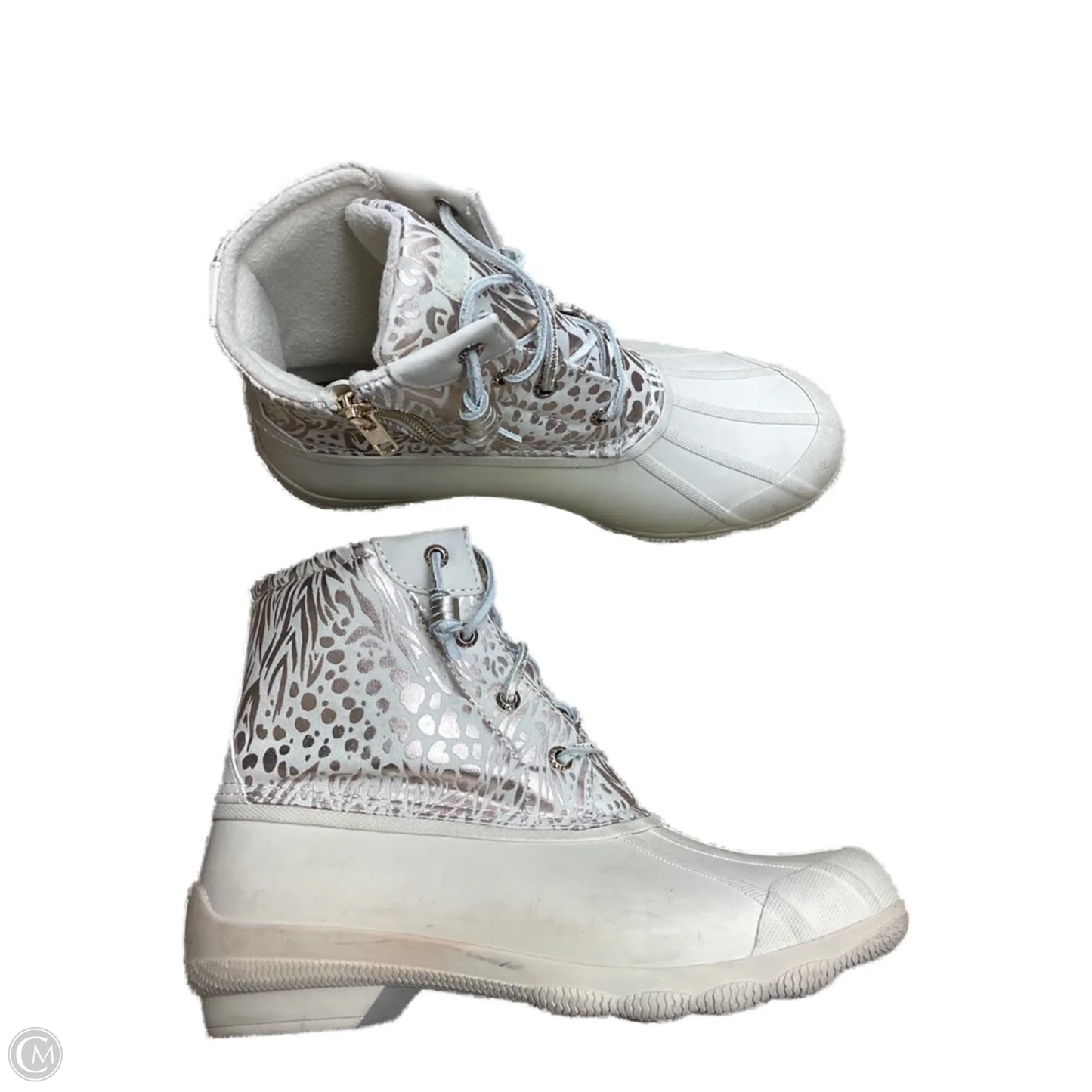 Boots Rain By Sperry In Rose Gold, Size: 9