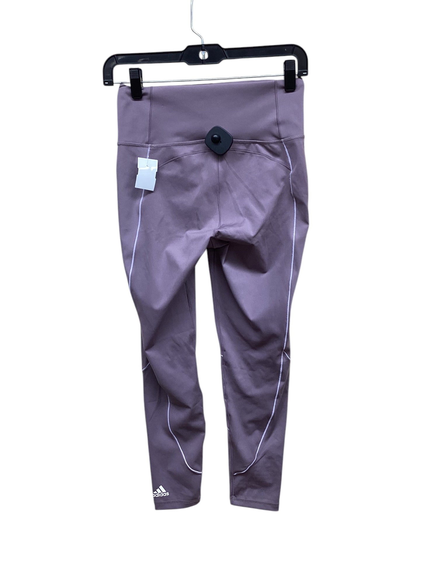 Athletic Leggings By Adidas In Purple, Size: M