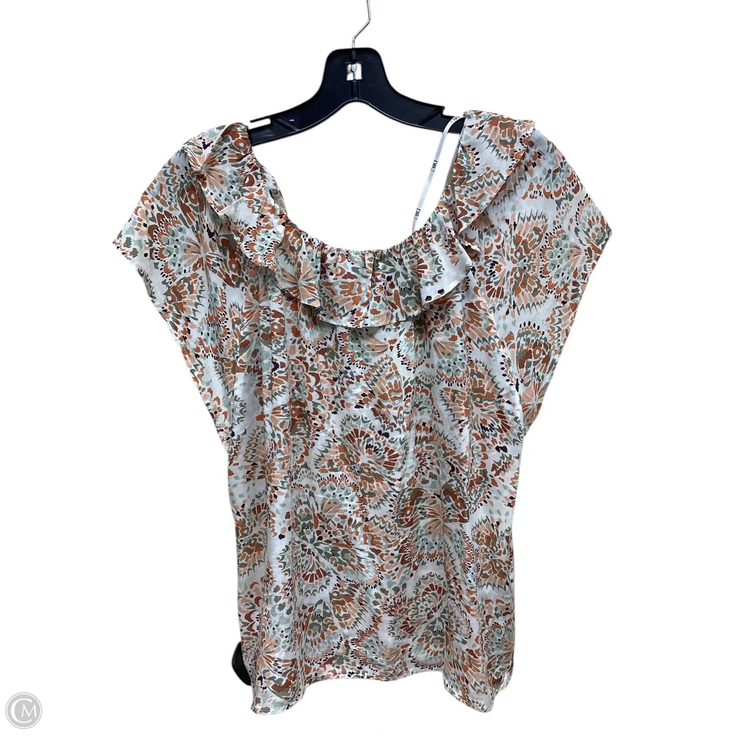 Top Short Sleeve By Dr2 In Multi-colored, Size: M