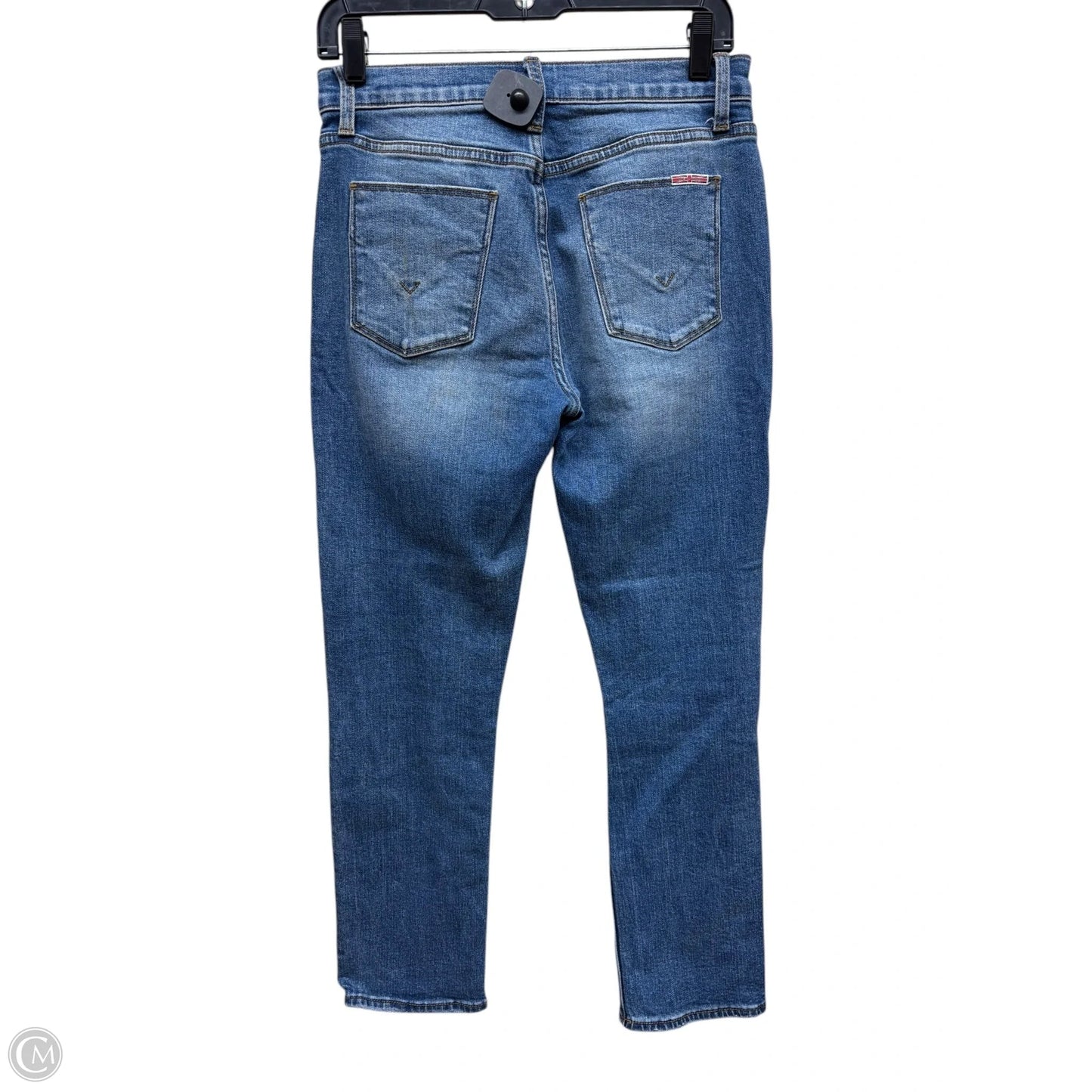 Jeans Straight By Hudson In Blue Denim, Size: 4