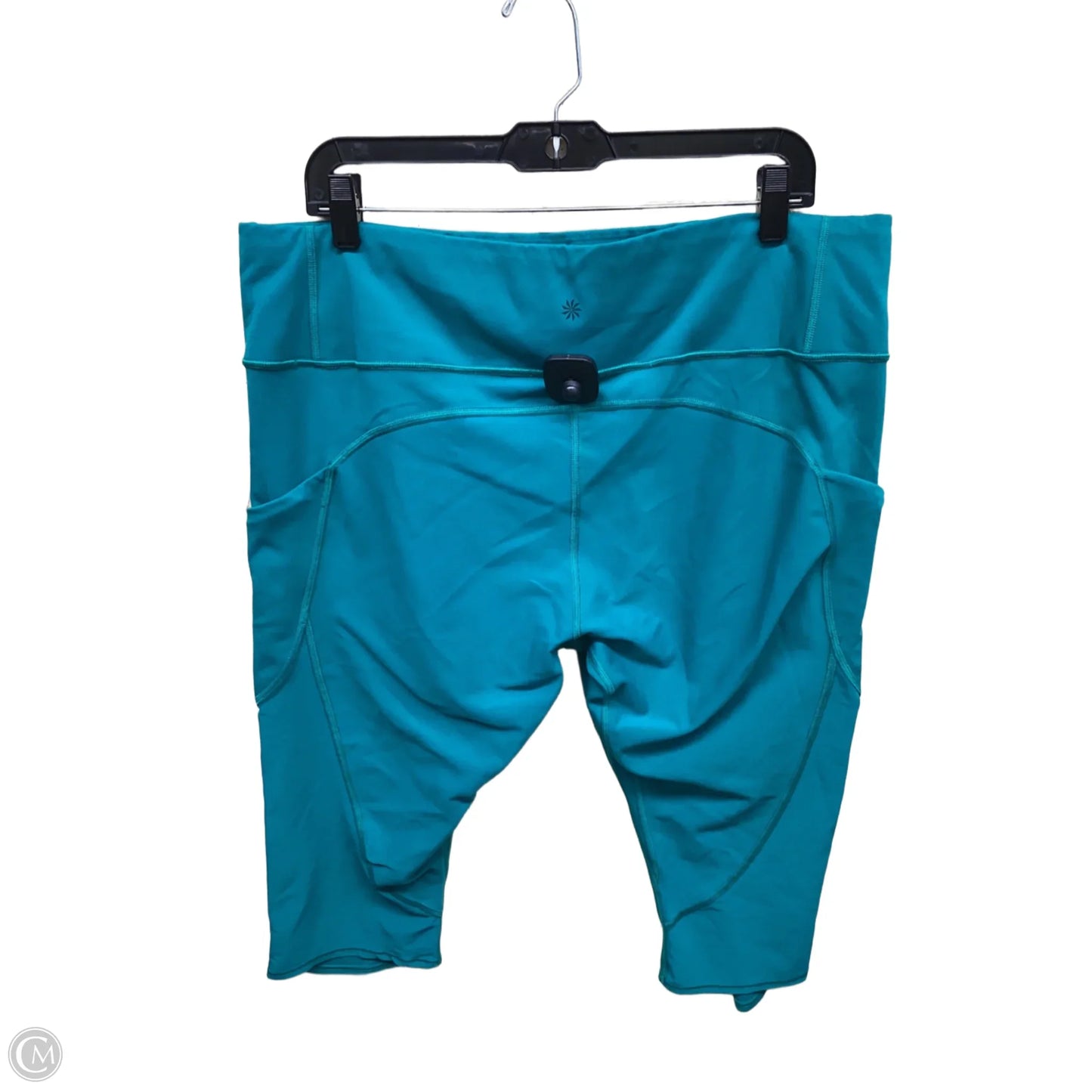 Athletic Capris By Athleta In Green, Size: 1x