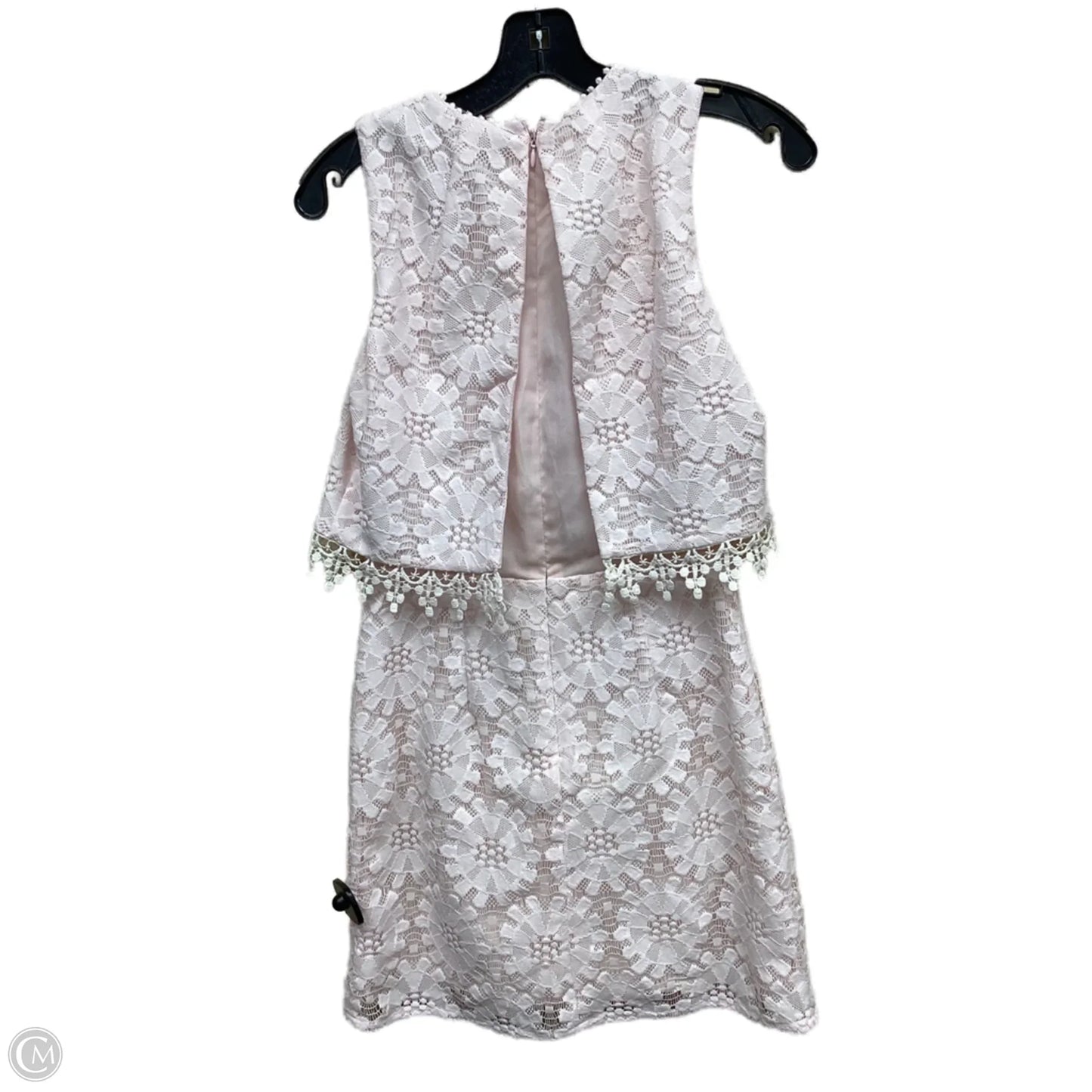 Dress Casual Midi By Top Shop In Pink, Size: 4