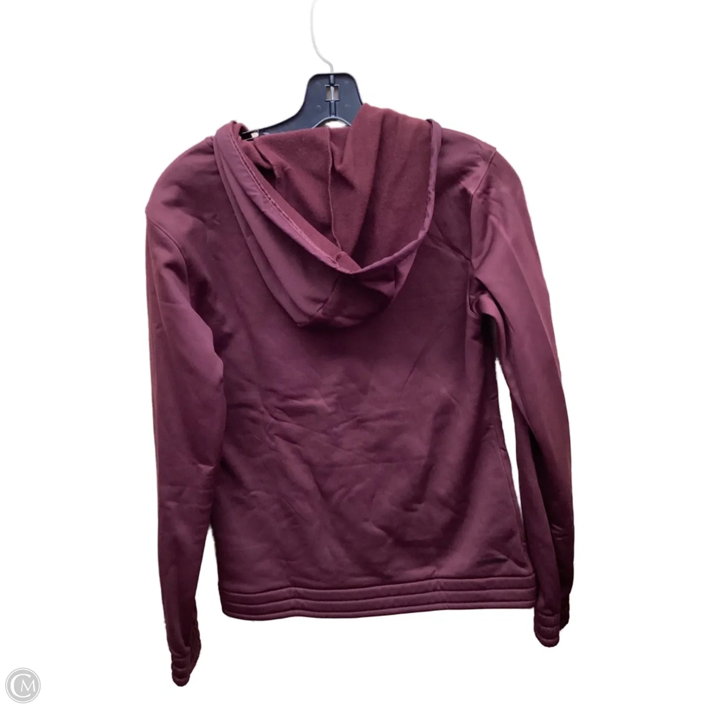 Athletic Jacket By Adidas In Maroon, Size: Xs