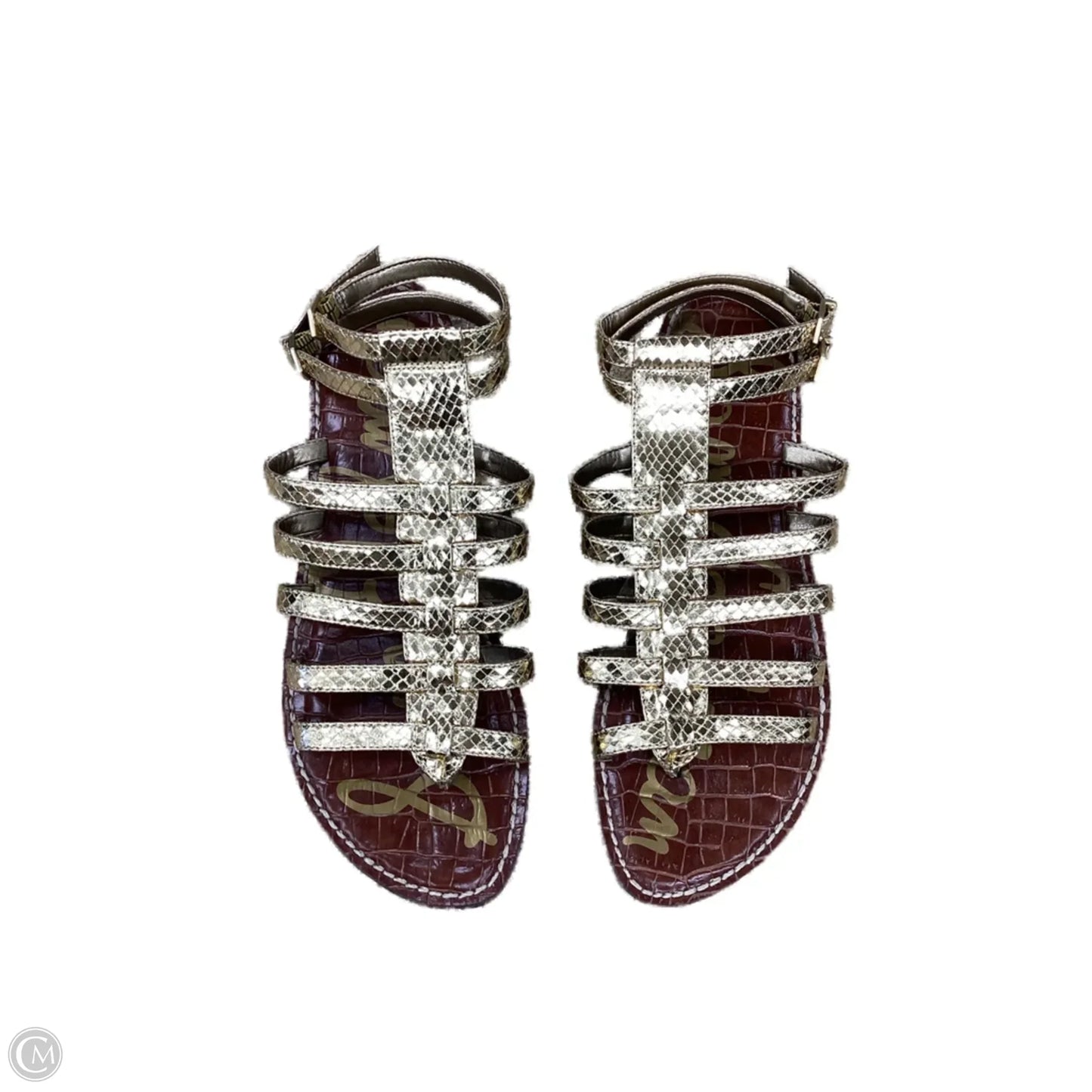 Sandals Flats By Sam Edelman In Gold, Size: 7.5