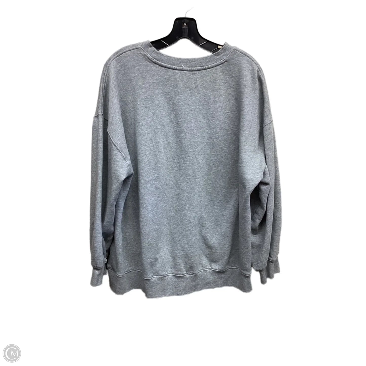 Sweatshirt Crewneck By Old Navy In Grey, Size: L
