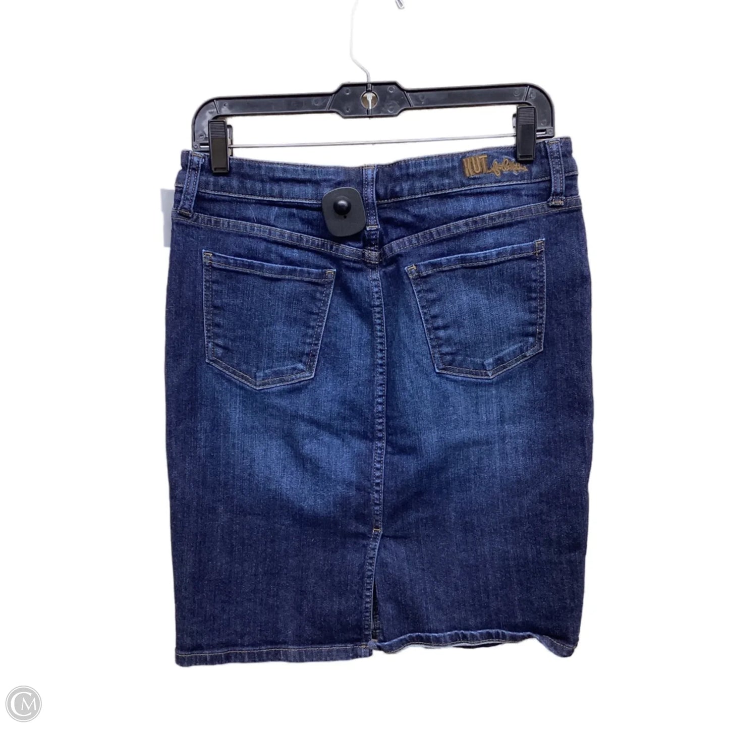 Skirt Midi By Kut In Blue Denim, Size: 4
