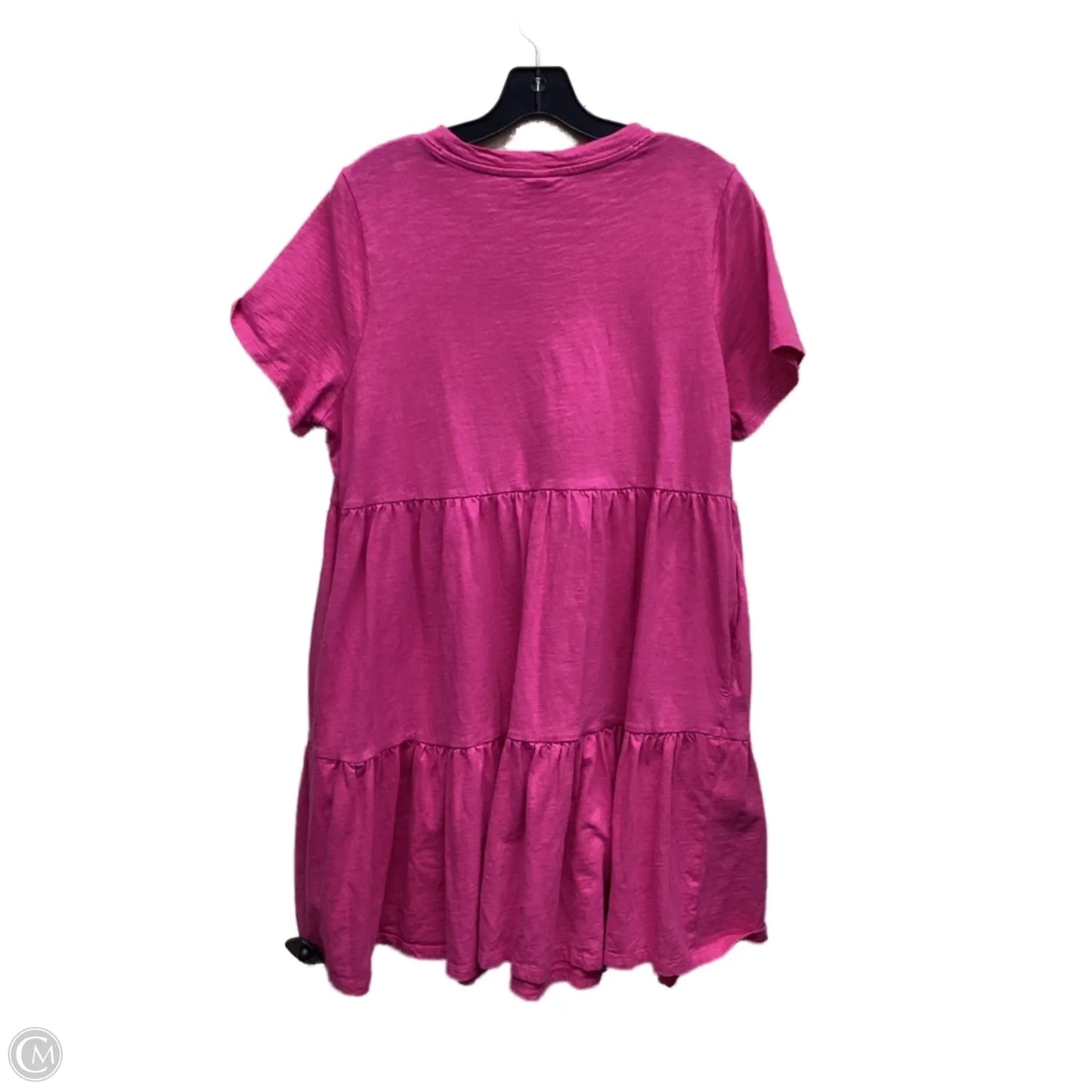 Dress Casual Midi By Old Navy In Pink, Size: L