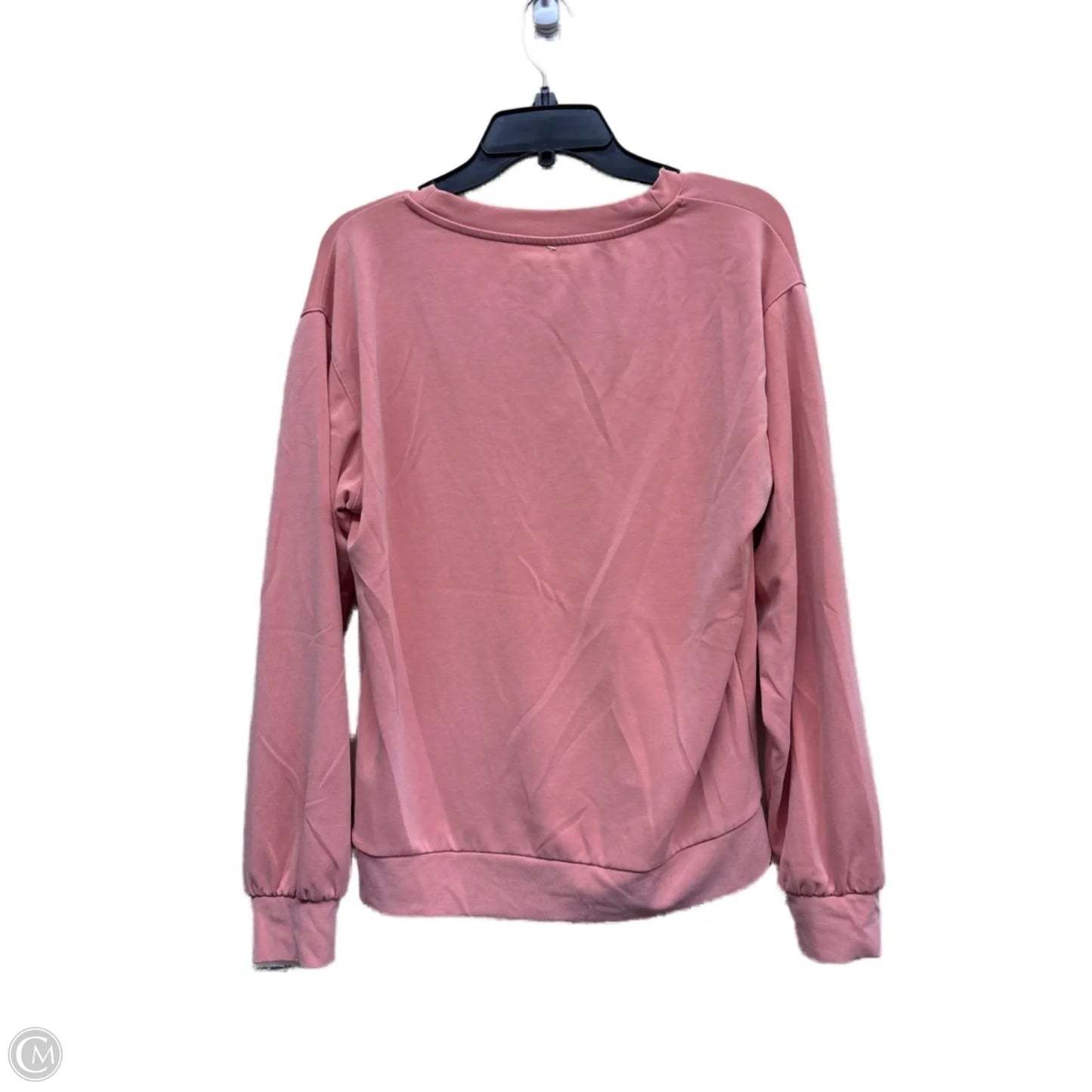 Athletic Top Long Sleeve Crewneck By Athleta In Peach, Size: M