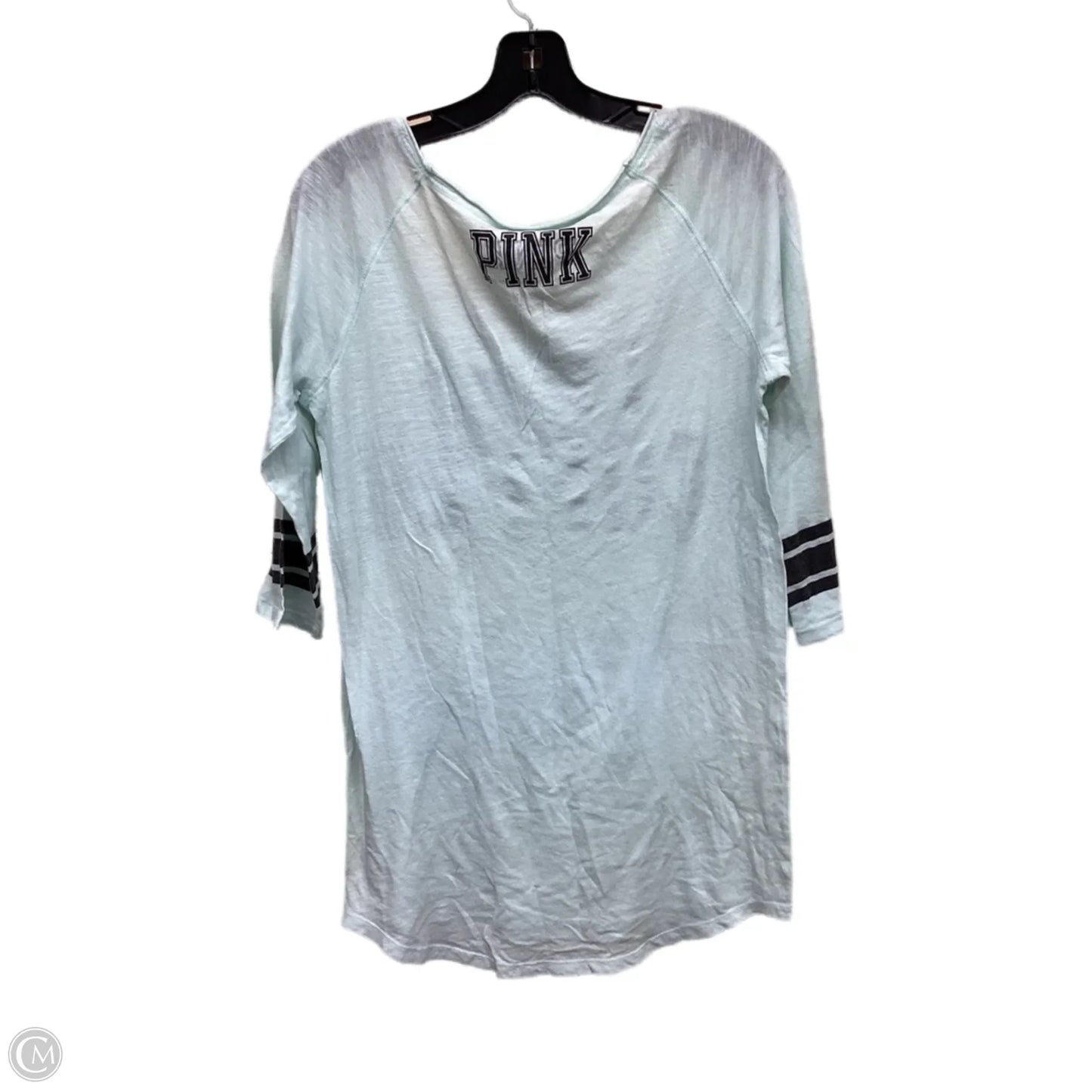 Top Long Sleeve By Pink In Green, Size: M