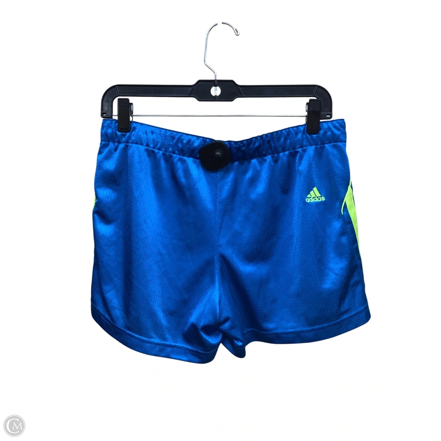 Athletic Shorts By Adidas In Blue & Green, Size: M