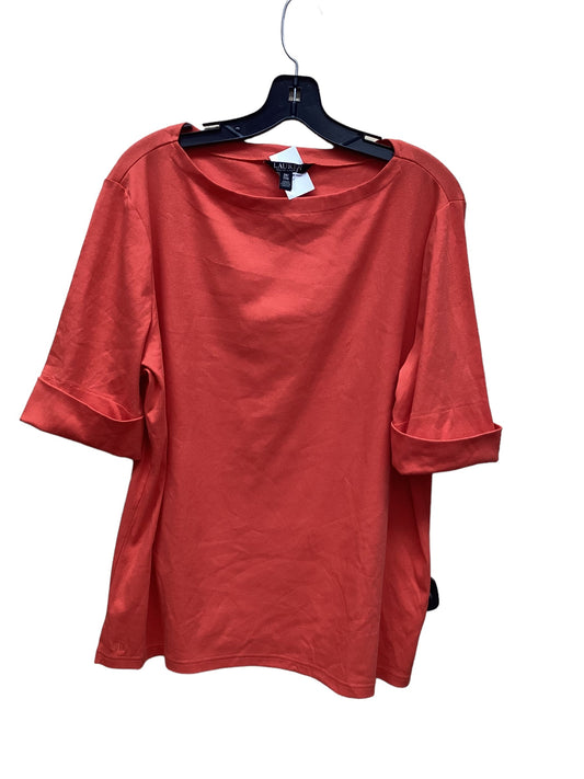 Top Short Sleeve By Ralph Lauren Black Label  Size: 2x