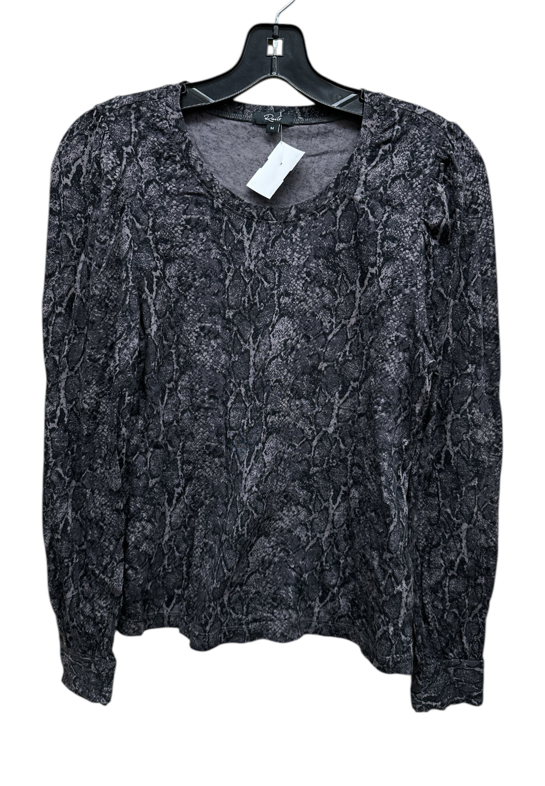 Top Long Sleeve By Rails In Animal Print, Size: M