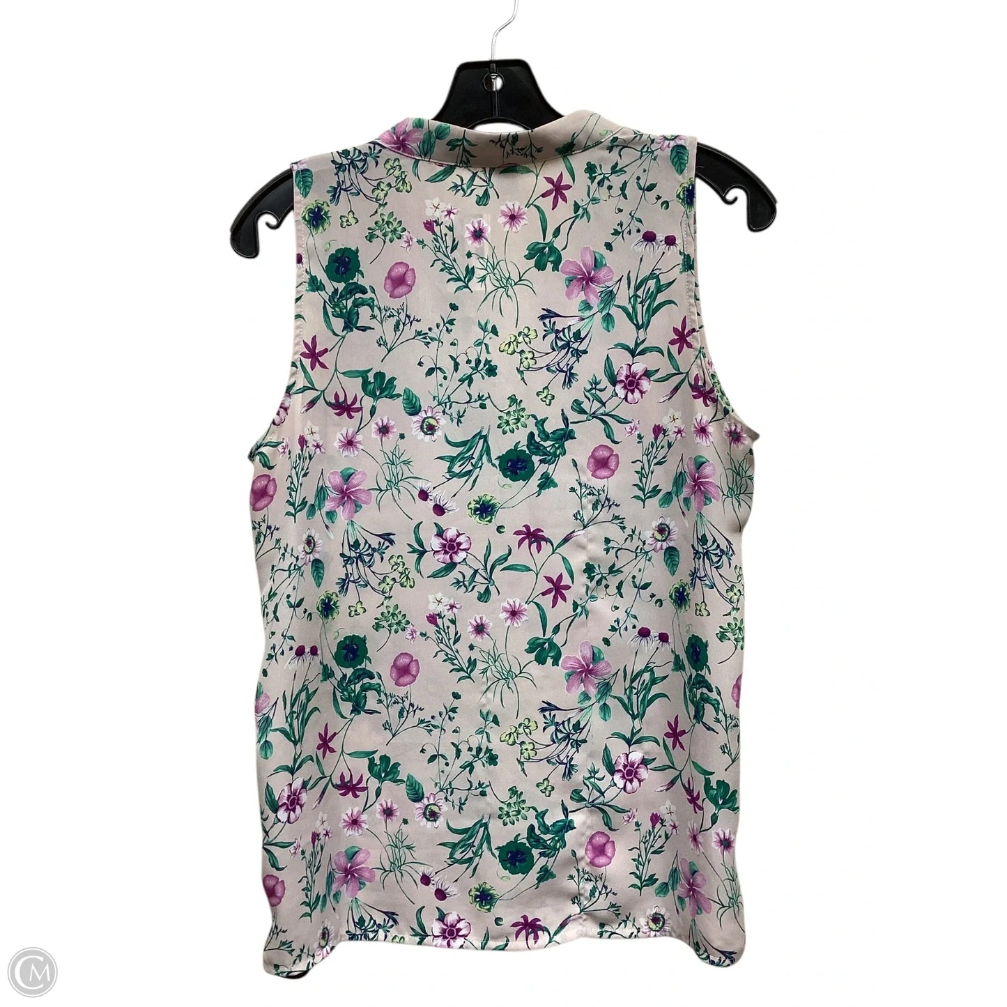 Top Sleeveless By Forever 21 In Floral Print, Size: S