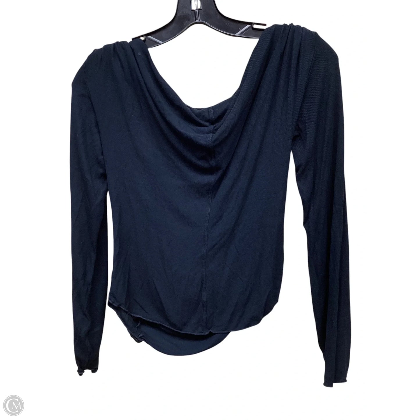 Top Long Sleeve By Free People In Black, Size: S