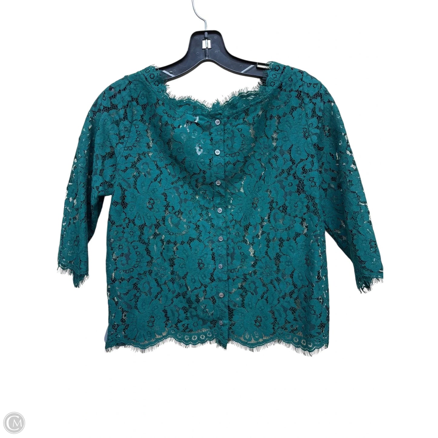 Top Long Sleeve By Theory In Multi-colored, Size: S