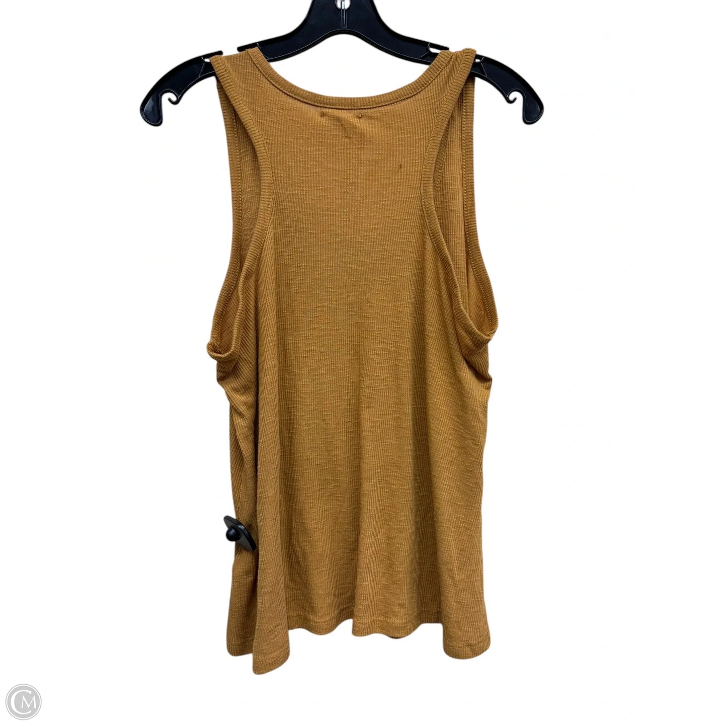Top Sleeveless By Maurices In Yellow, Size: L