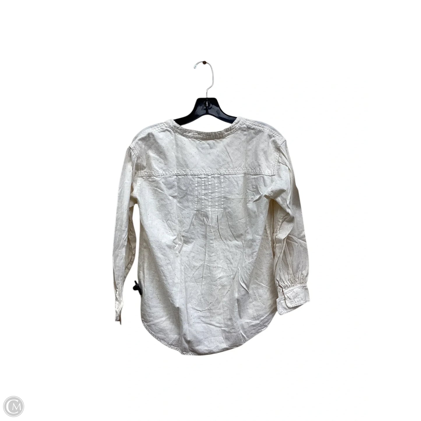 Top Long Sleeve By J. Crew In Tan, Size: Xs