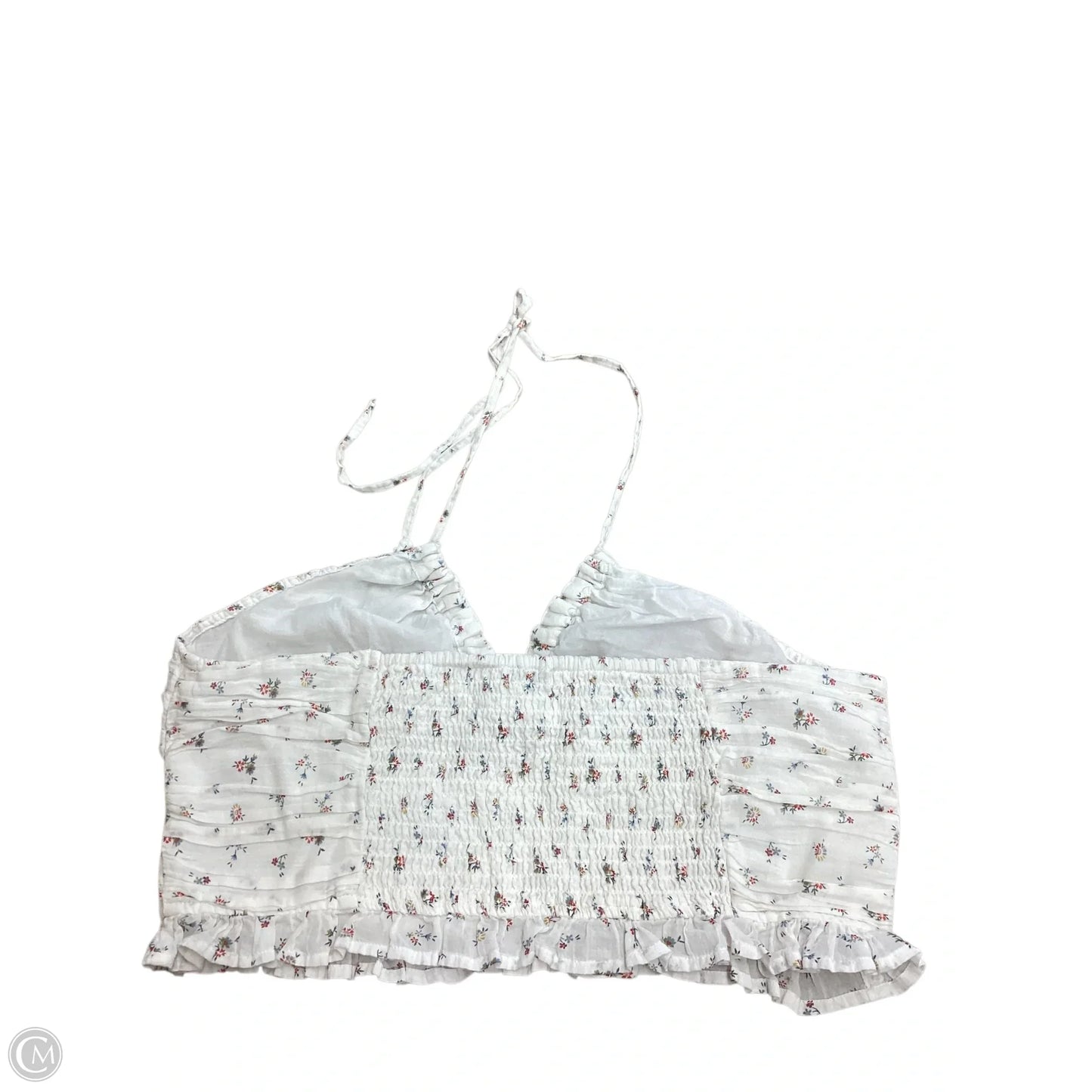 Top Sleeveless By American Eagle In Floral Print, Size: L