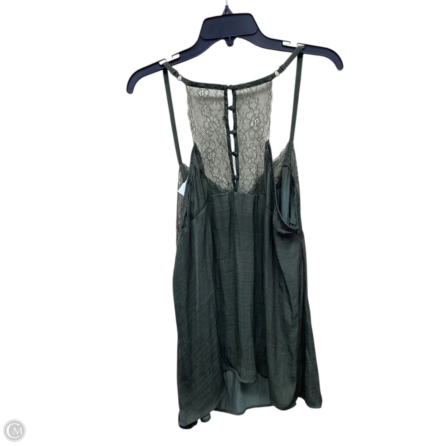 Top Sleeveless By Torrid In Green